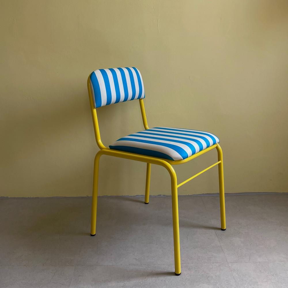 텐더 스트라이프 의자 카페 레트로 감성 인테리어 체어 원체어