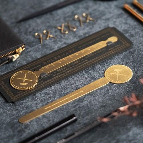 TOOLS to LIVEBY Brass Rulermark