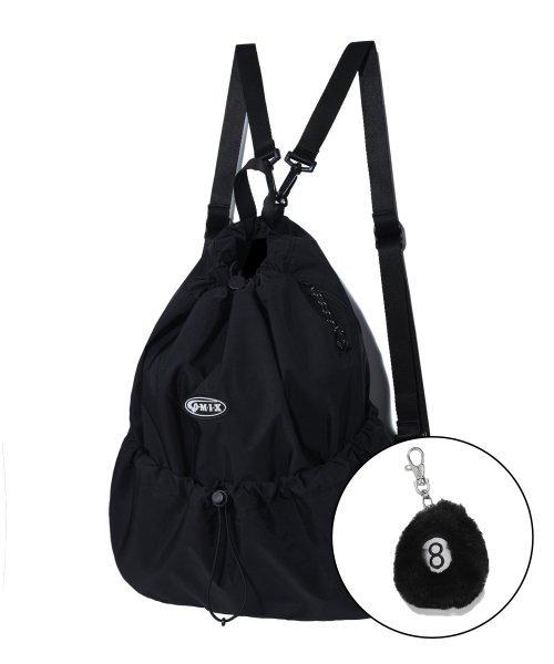 TIM DRAW STRING BAG BLACK