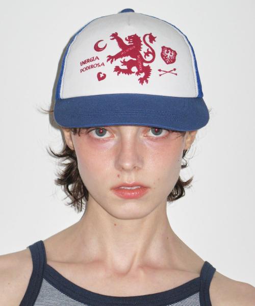 Graphic Mesh Cap [Blue]