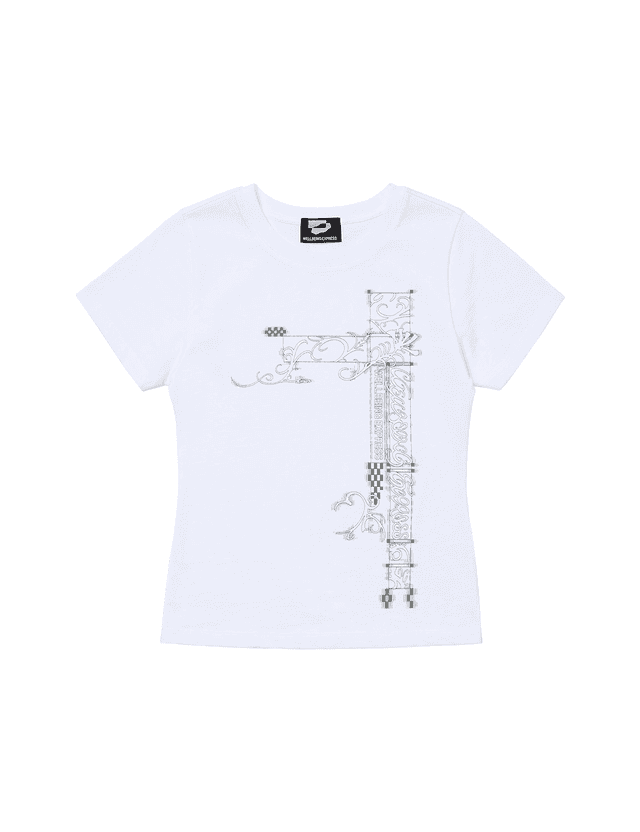 Hybrid Tattoo Tee White