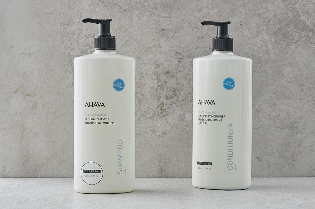 [AHAVA] 소금 미네랄 샴푸 & 컨디셔너 750ml
