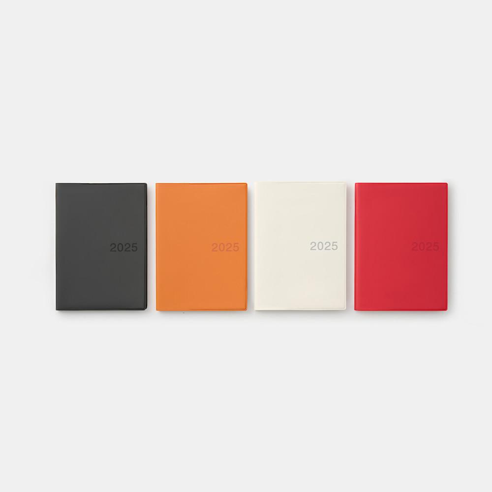 [무인양품] 상질지 먼슬리 위클리 2025 노트 B6 4colors (스터디플래너)