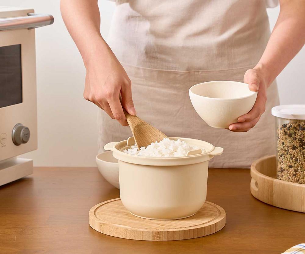 칼로볼 저당밥솥  저당질 다이어트 당뇨 전자렌지용 캠핑밥솥 미니 자취생  밥통 : 네이처그린라이프 스토어