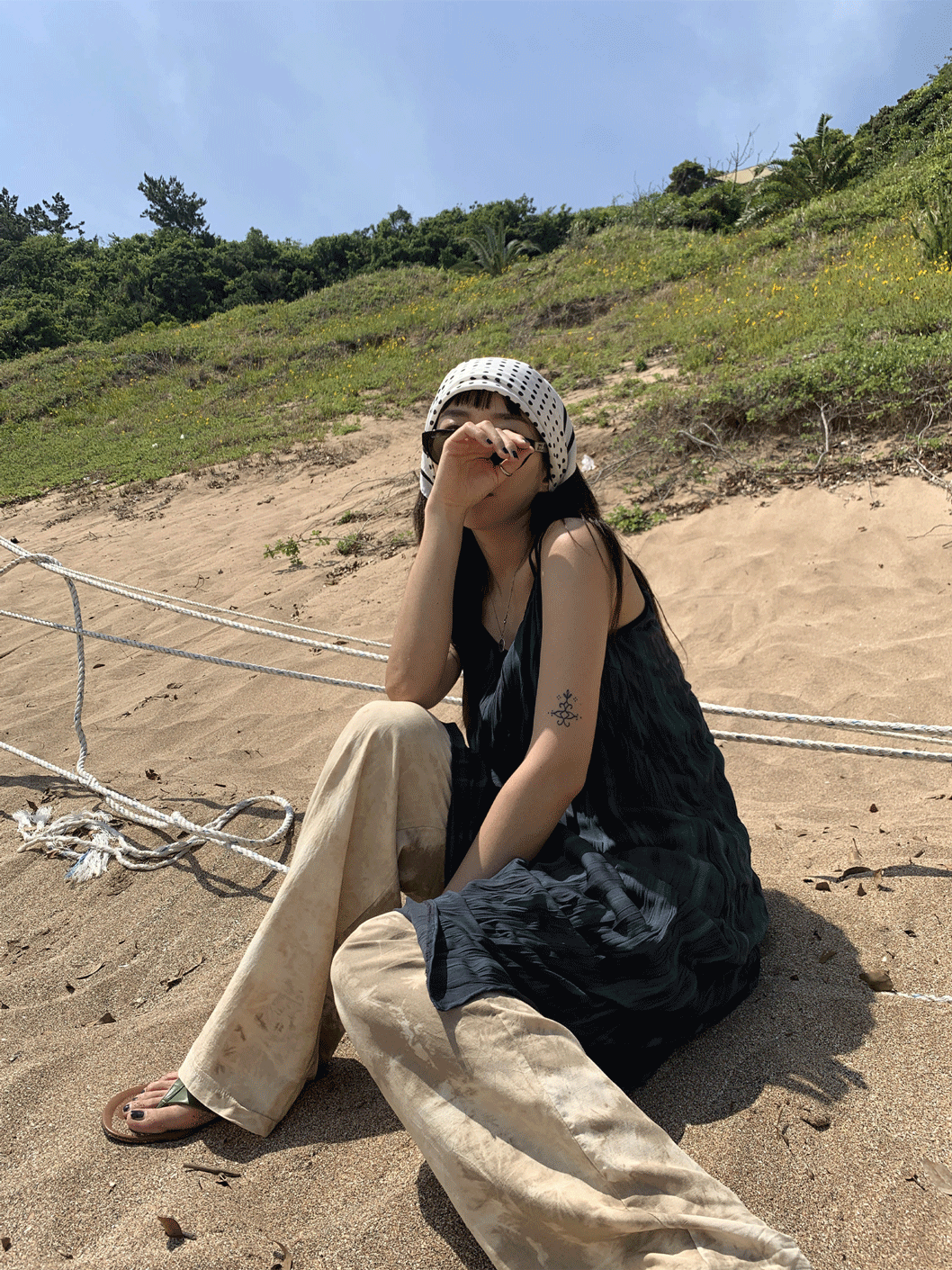 [9hope] sahara pleats dress