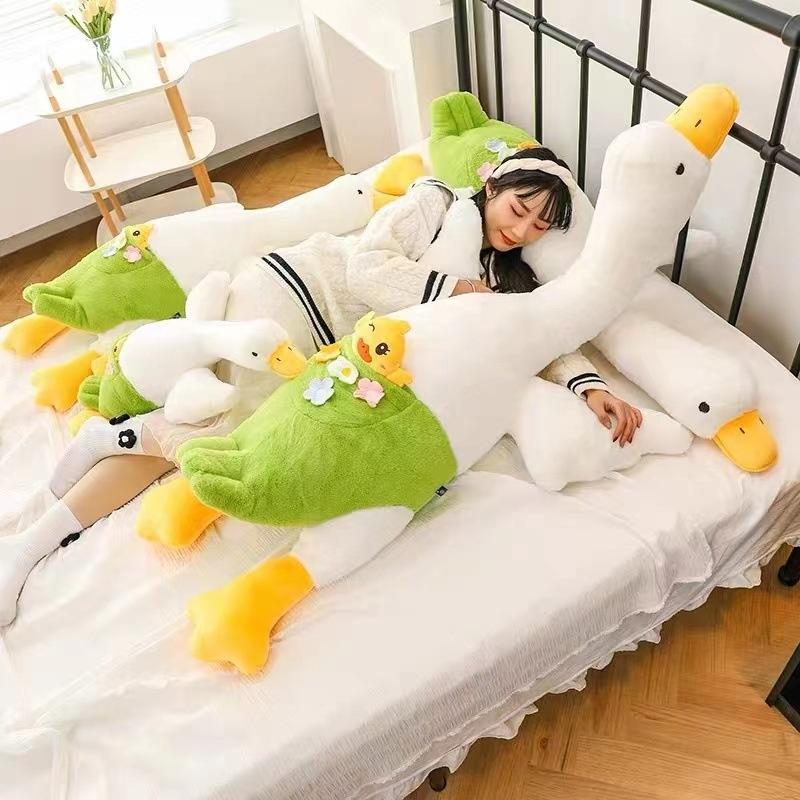 bookaz 새끼품은 오리 바디필로우 집순이 애착 인형 수면 쿠션