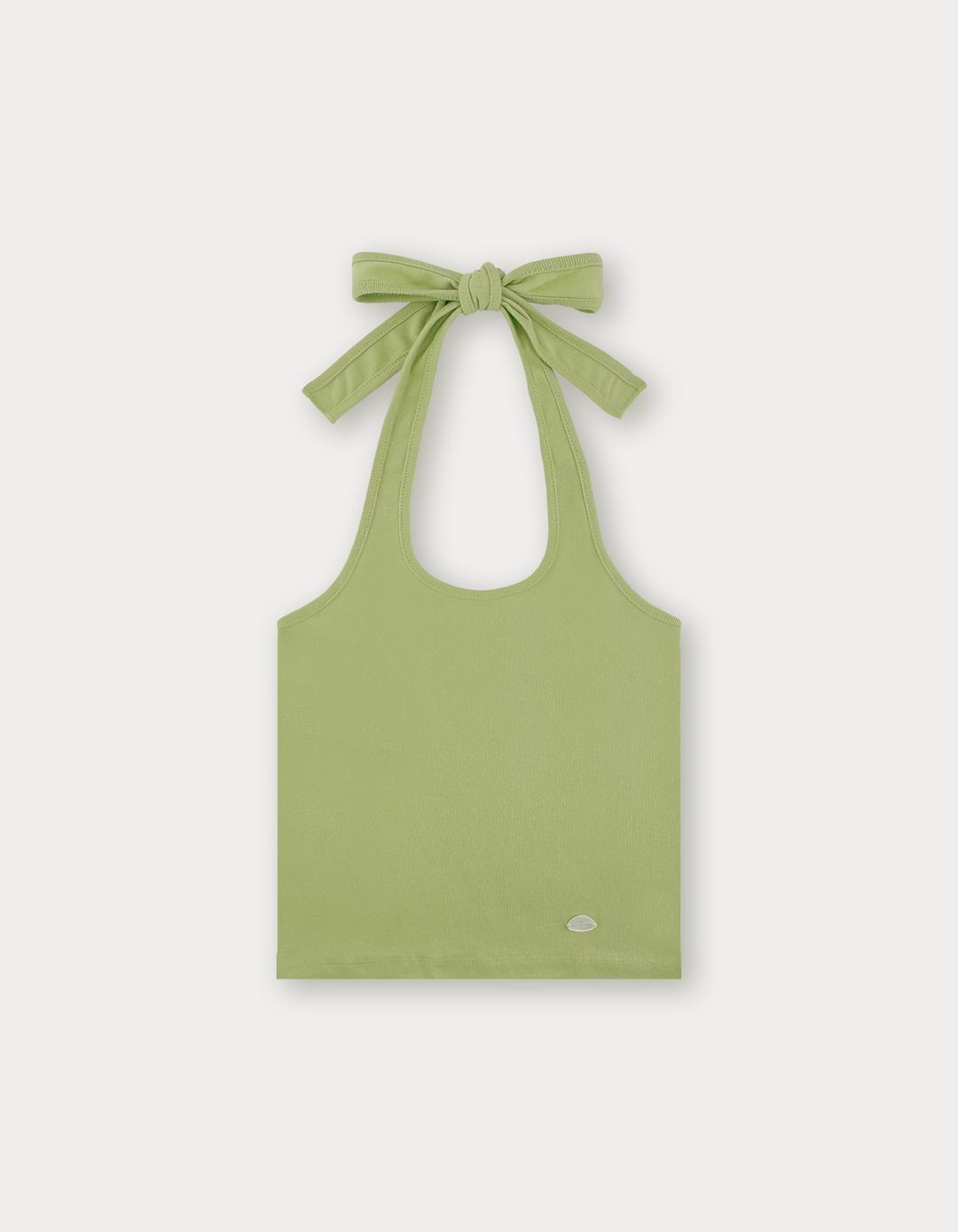 Halter Pendant Sleeveless - Olive