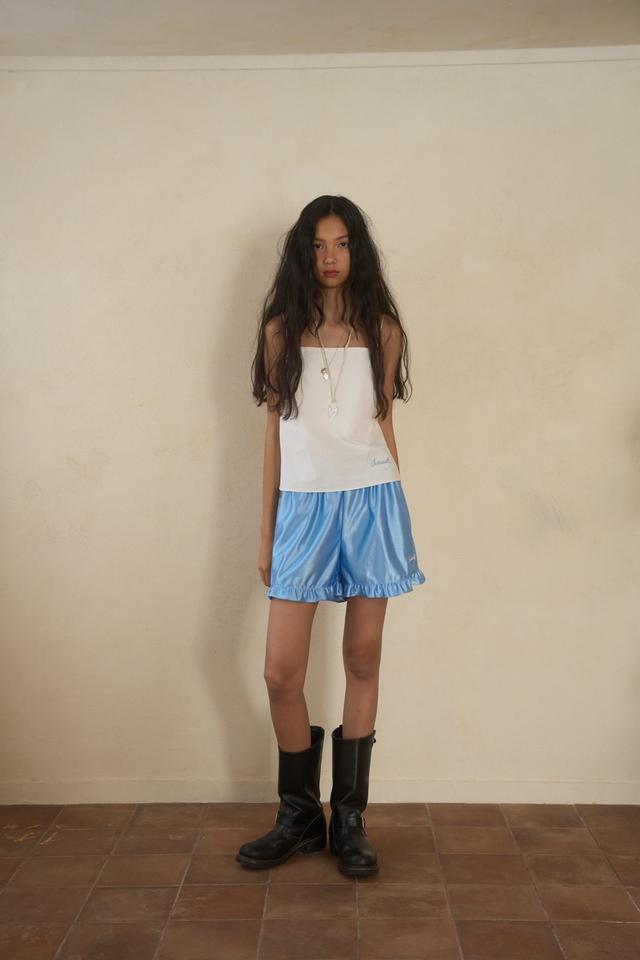 Love Play Frill Shorts / Skyblue