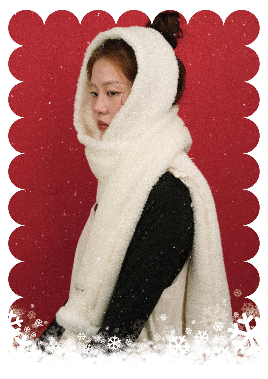 ☁︎{snowflake}  snowing muffler