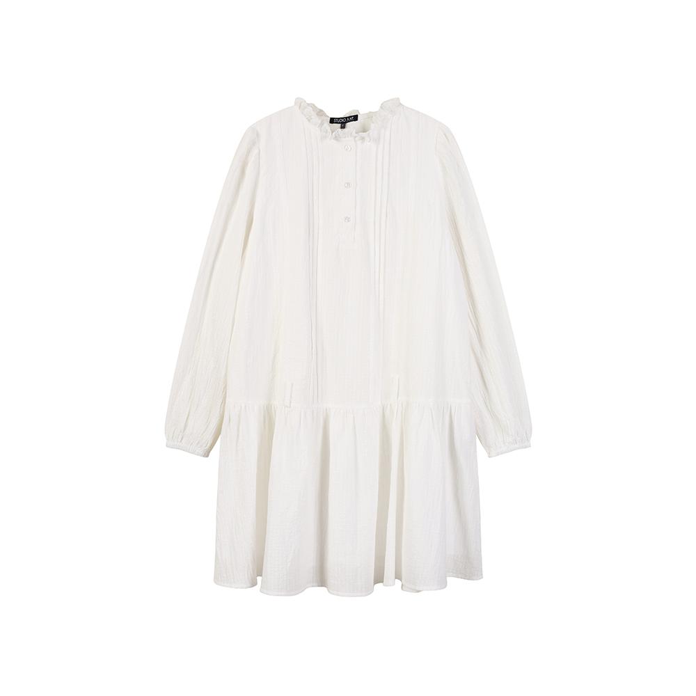 레이스 핀턱 미니원피스 AR3WO862