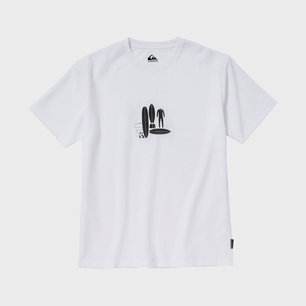 시플레이 반팔 래쉬가드 WHT