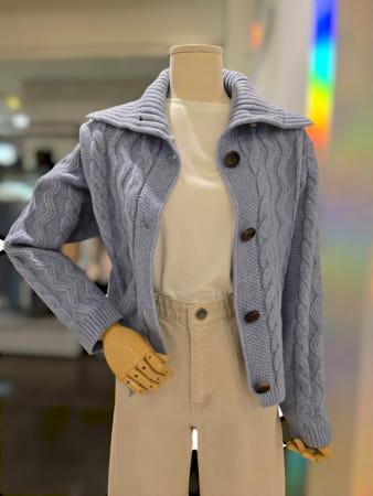 이런 상품 어때요? [ab.f.z] 지그재그 하이넥 카라 가디건 (AEY4QY37K)