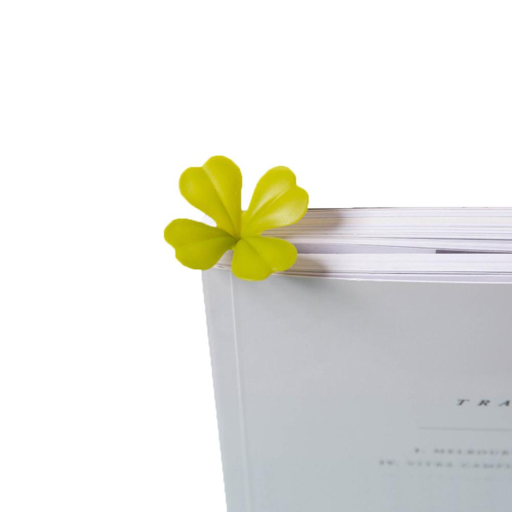 클로버 북마크 친환경 실리콘 귀여운 예쁜 책갈피 북마크