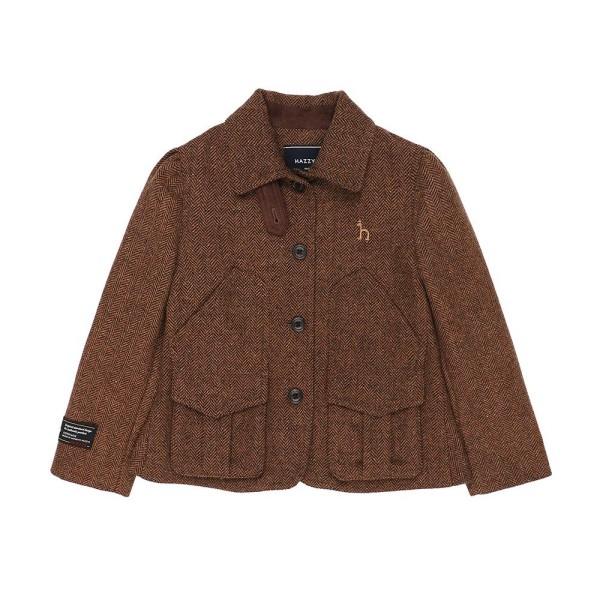 [보리에디션] [헤지스키즈] 브리티쉬 헤링본 자켓 (HSF13DA61M_BN)
