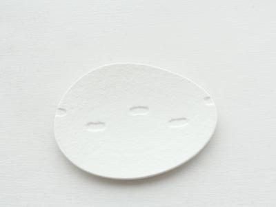 snow waltz plate - oval S