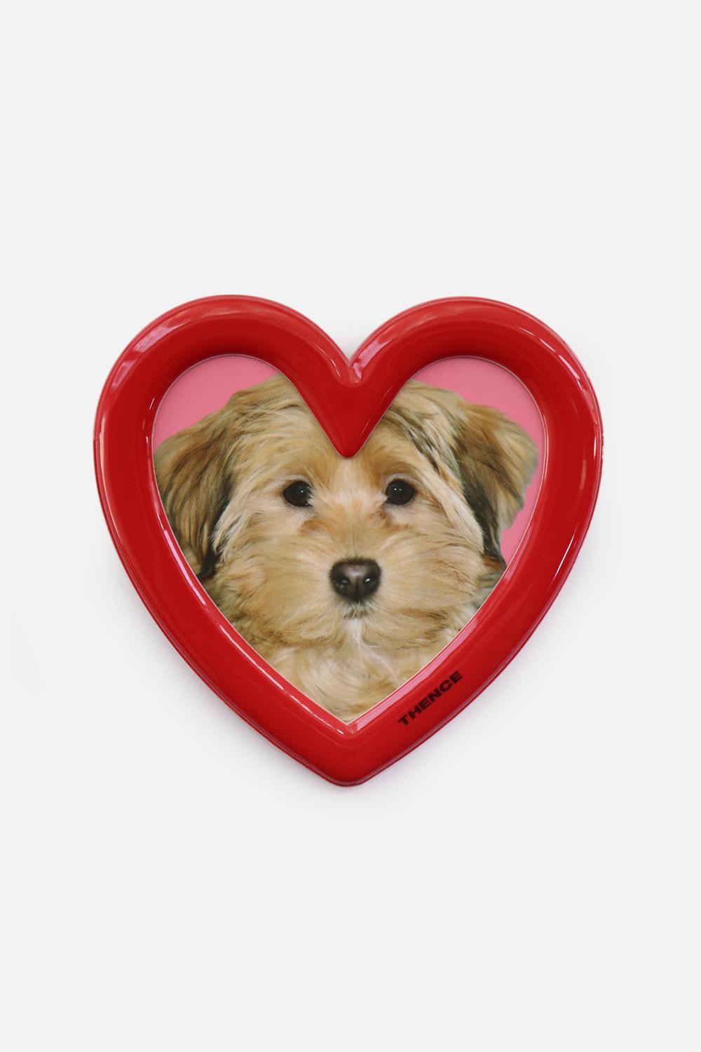 Magnet Stand Photo Frame_Heart_Red