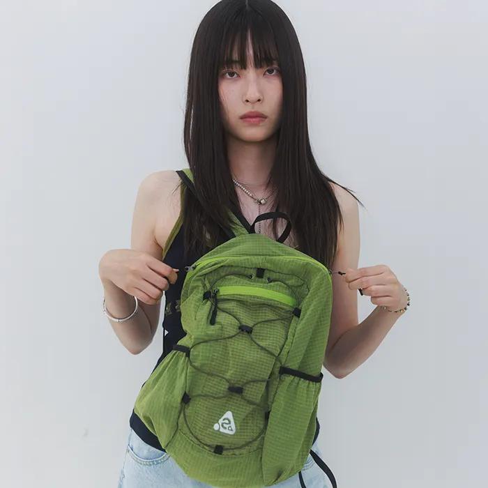 초경량 컴팩트 포켓백 V2 nylon 라임