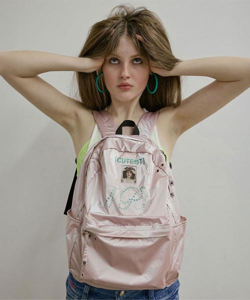 NPC Metallic Backpack Pink
