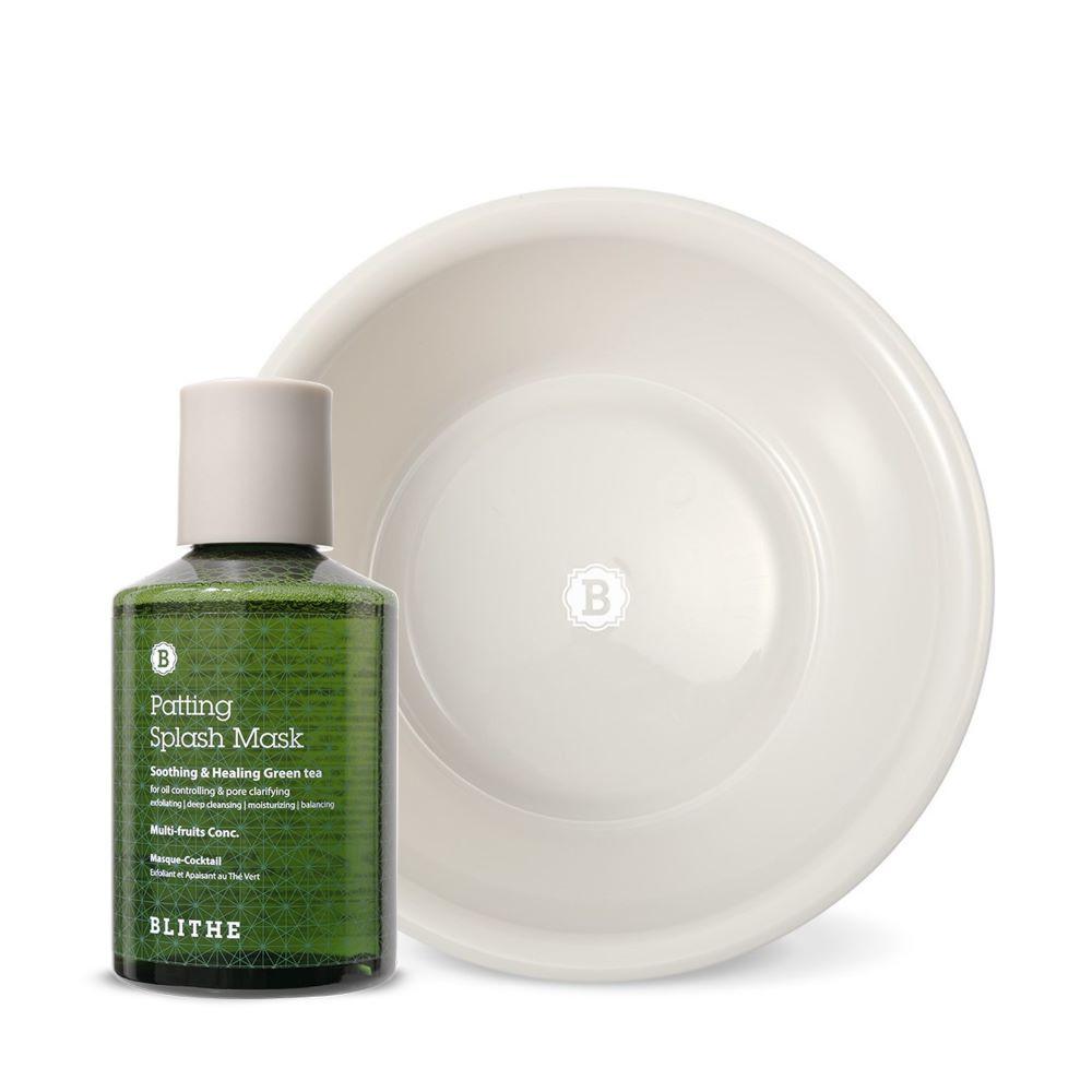 블라이드 패팅 스플래쉬 마스크 그린 150ml+세안볼 SET 여드름 세수 팩 워시오프
