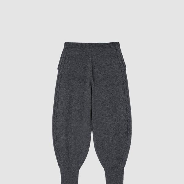 [Restock] Ballet Knit Jogger Pants (dark grey)