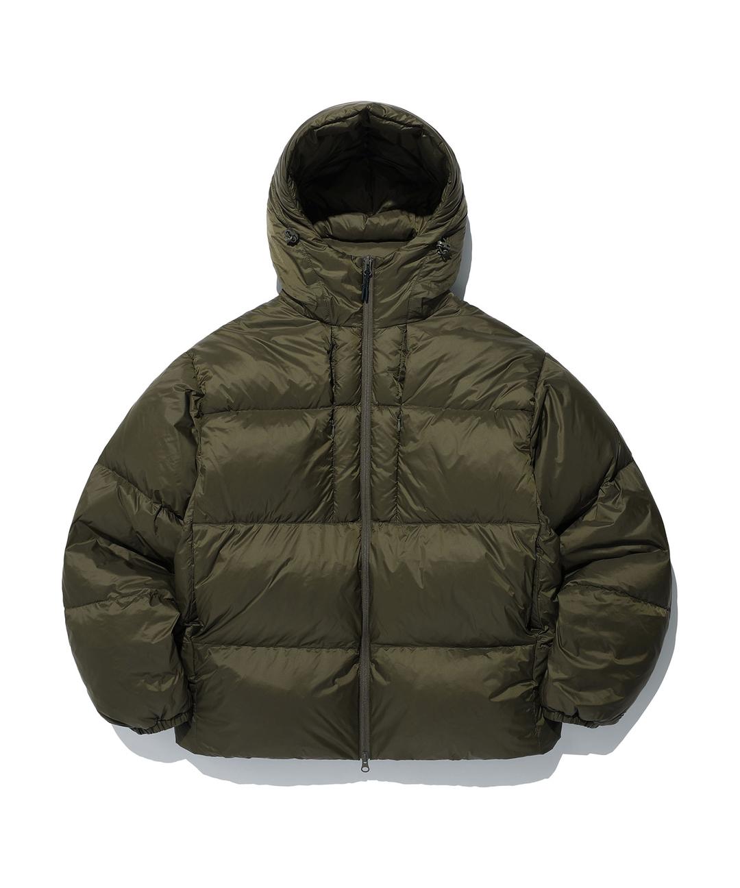 NYLON DOWN PUFFER[BROWN]