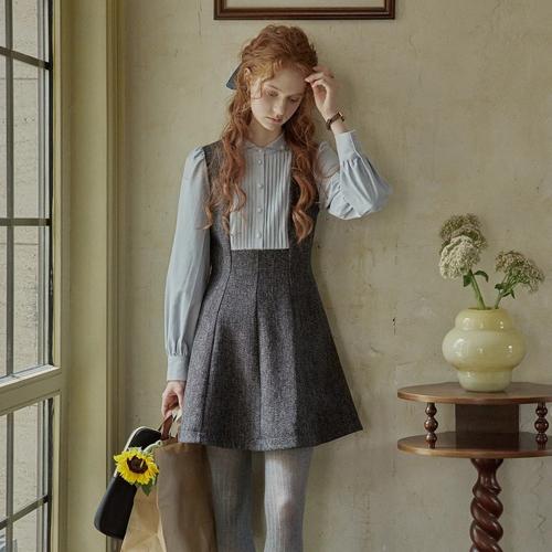PM_Fake two-piece shirt dress