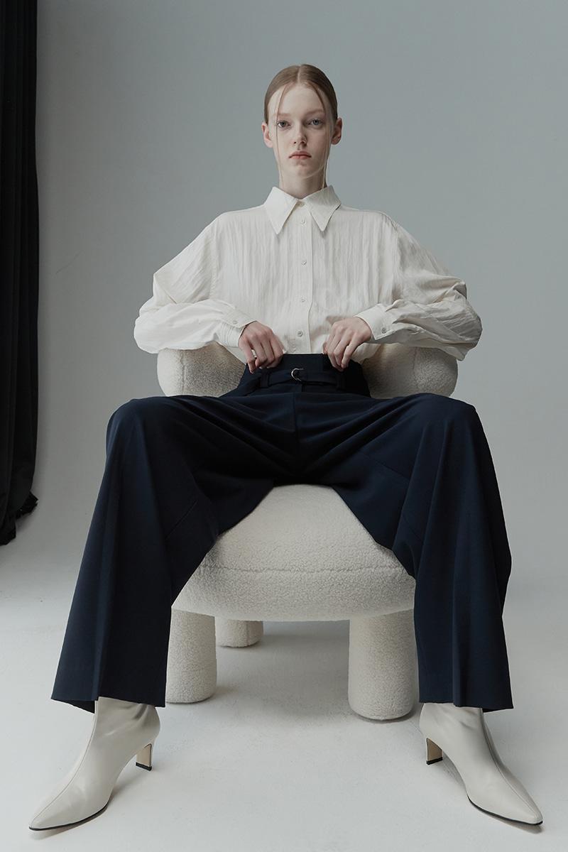 D RING BELTED TROUSERS NA