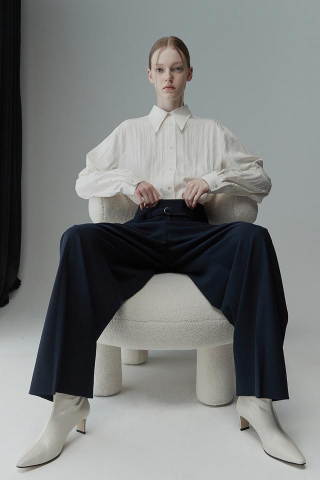 D RING BELTED TROUSERS NA