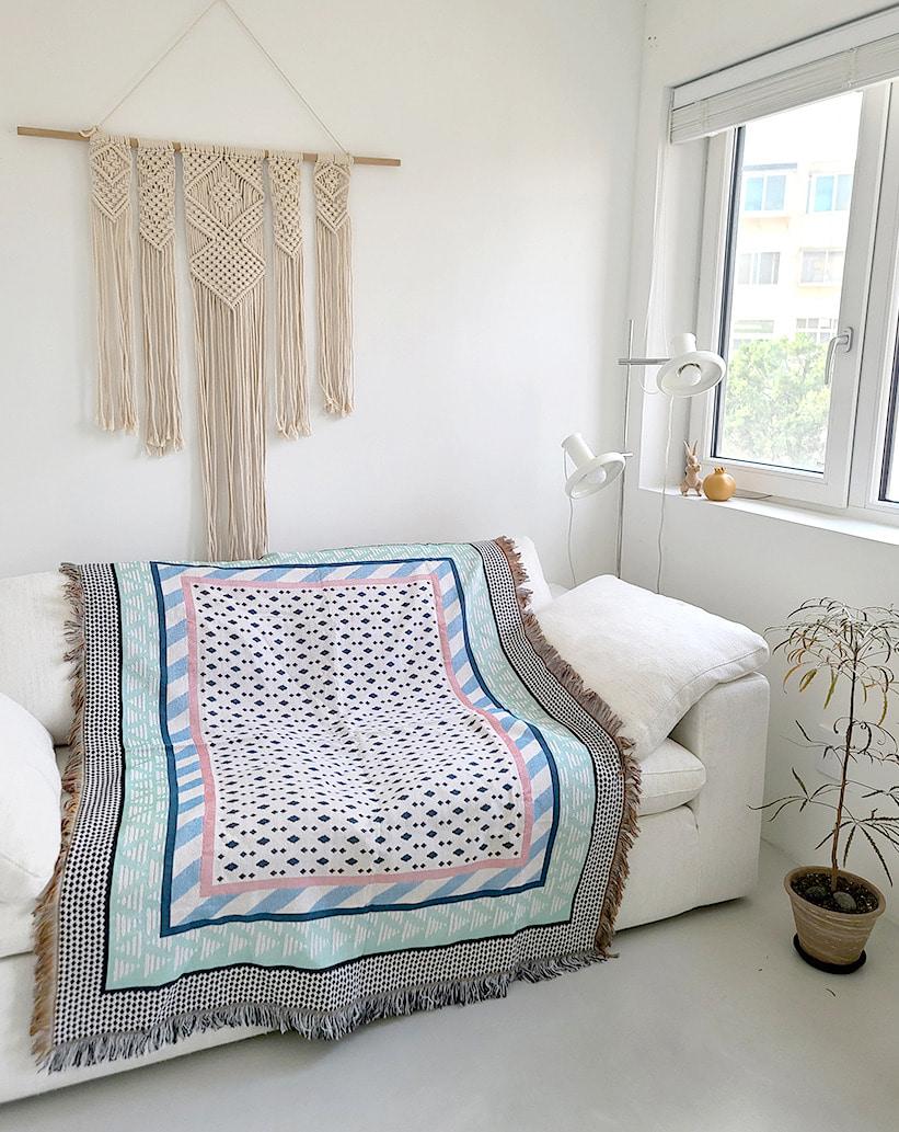 블랑쉬 비비드 코튼 블랭킷