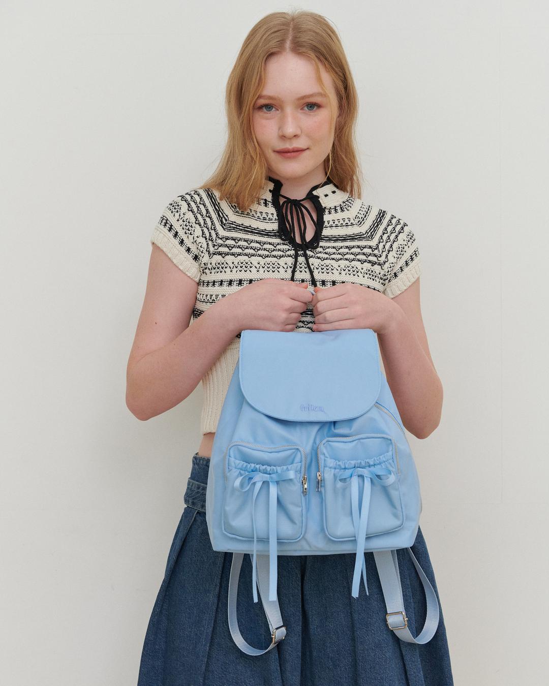 FRILCA POCKET BACKPACK_BLUE