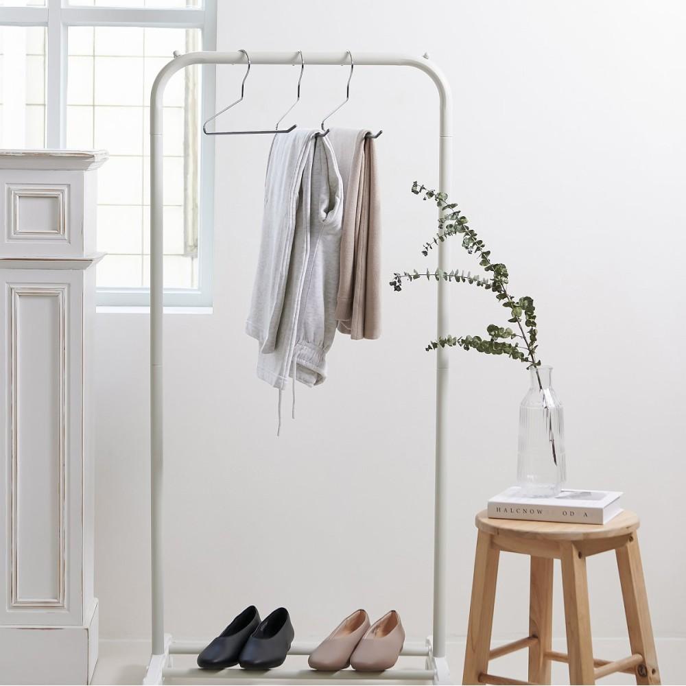 ★3개 이상 20% ↓★ [JAJU/자주] 바지를 걸고 빼기 쉬운 PVC 거꾸로 바지걸이 3개_그레이