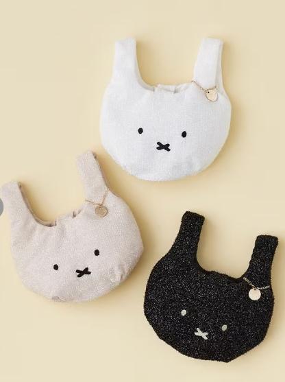 OPAQUE CLIP 콜라보 미피 글리터 미니 마르쉐 백