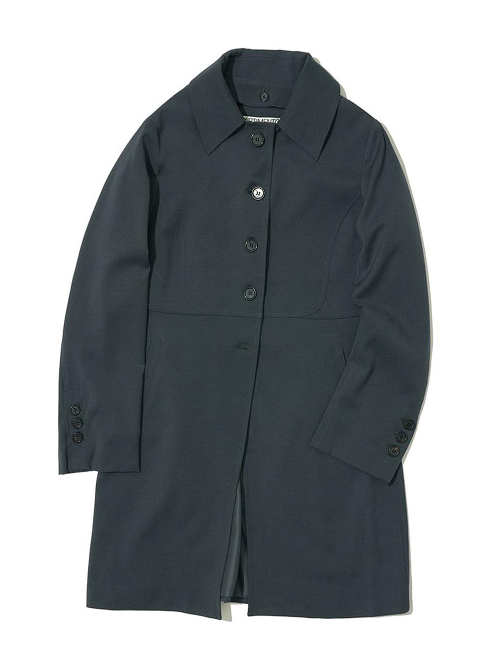 [REFURB] [WOMEN] 2WAY CLASSIC HALF SHORT COAT_CHARCOAL
