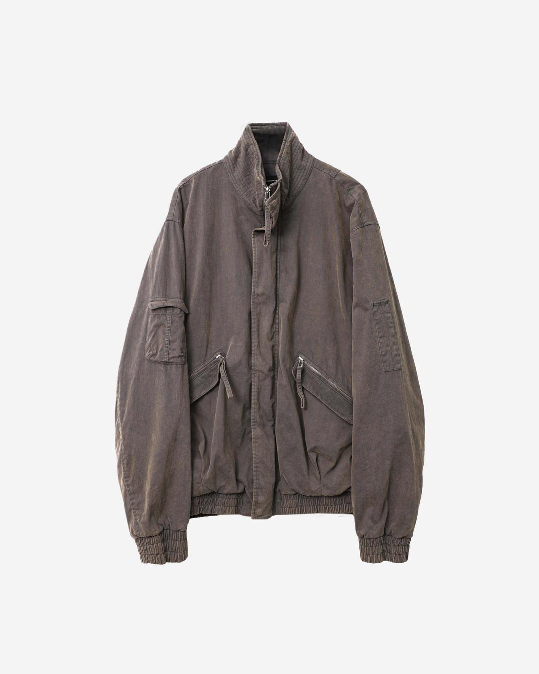 ADVENTURE BLEACHED BOMBER JK (FADED CHARCOAL)
