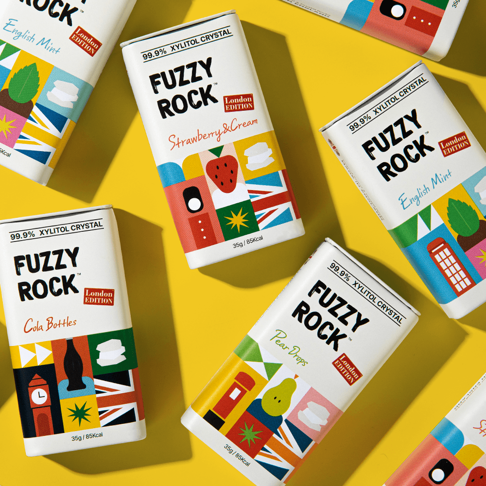 런던에디션 무설탕 자일리톨 사탕 틴 단품 (맛선택)