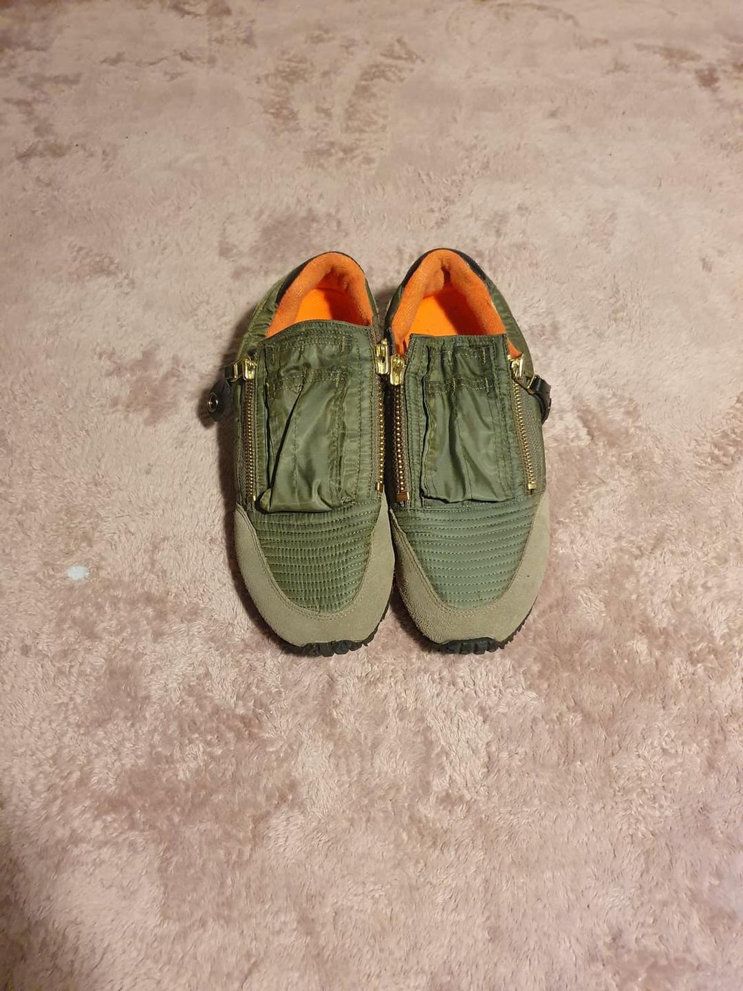 Kapital ma-1 khaki shoes | 후루츠패밀리