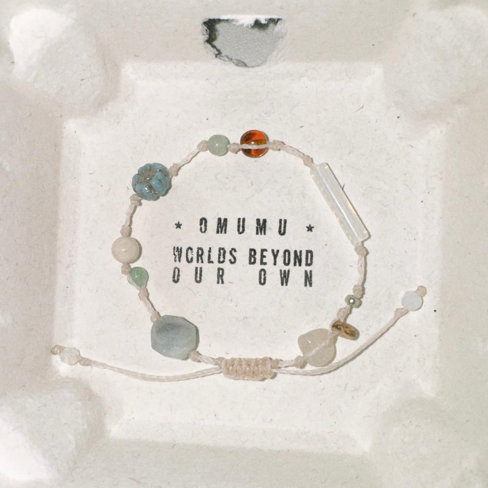 오무무 dreamers bracelet 1 아마조나이트 원석 매듭 실팔찌
