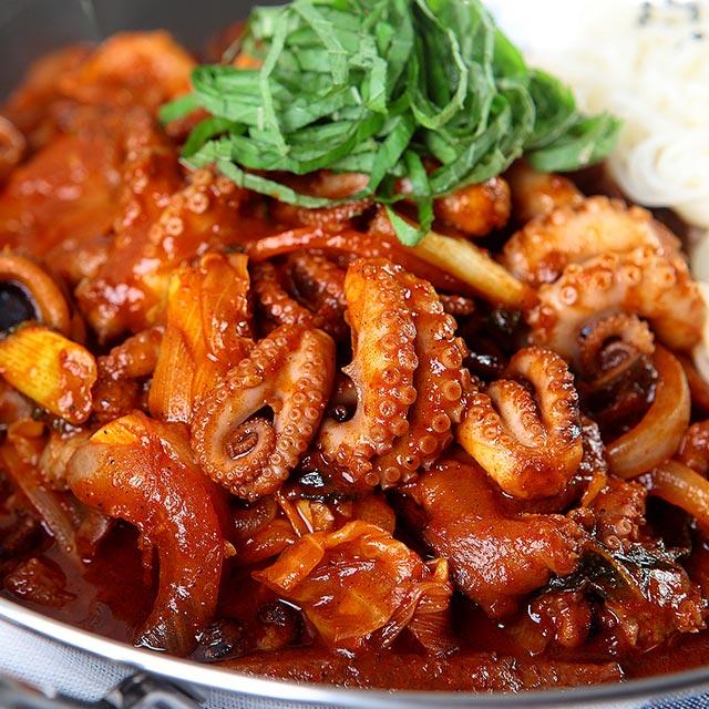 하남 핫 쭈꾸미 500g 3팩+350g 1팩 세트(총 4팩)