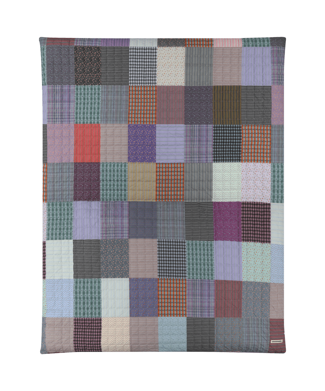 PATCHWORK QUILTED DUVET COVER MULTI