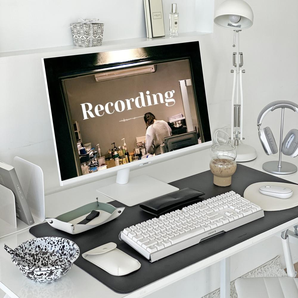 가죽데스크매트 책상매트 책상덮개 패드 주문제작