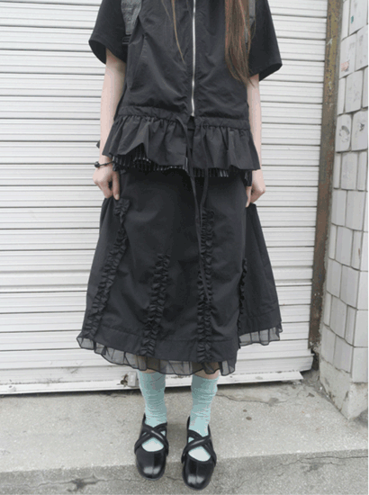 에프터먼데이 chewing gum knee socks (5c)