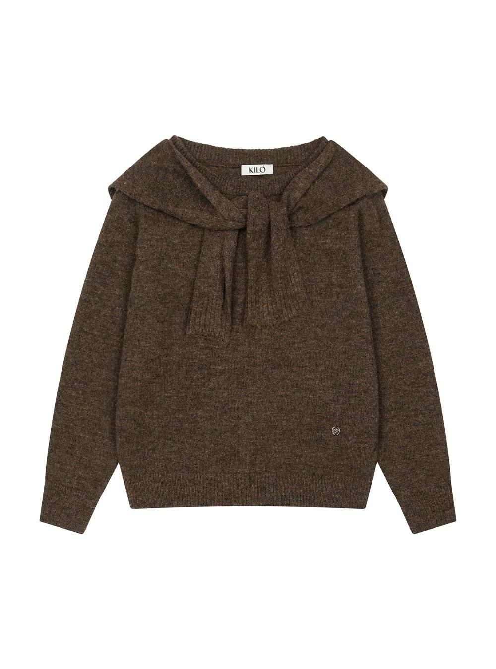 MULTI-WAY OVERSIZED KNIT (BROWN)