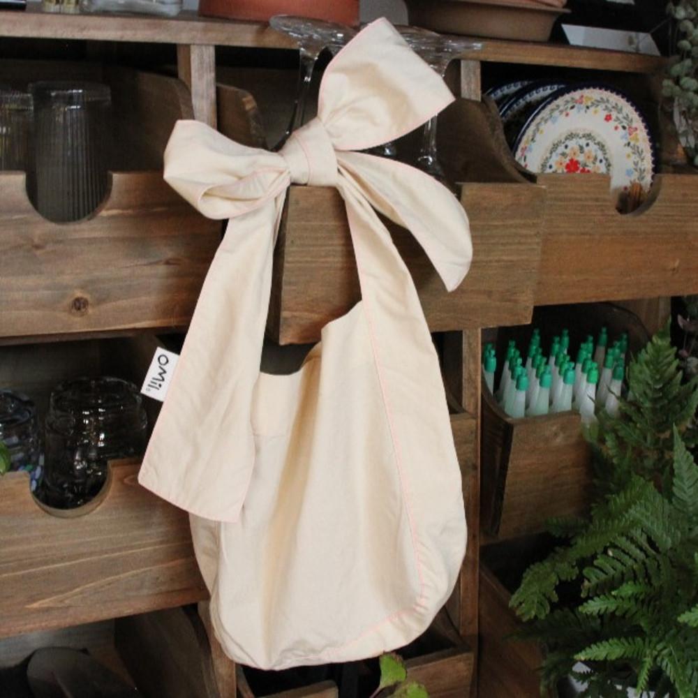[OMil] Ribbon Bag 오밀 리본백 Yellow (S/M)