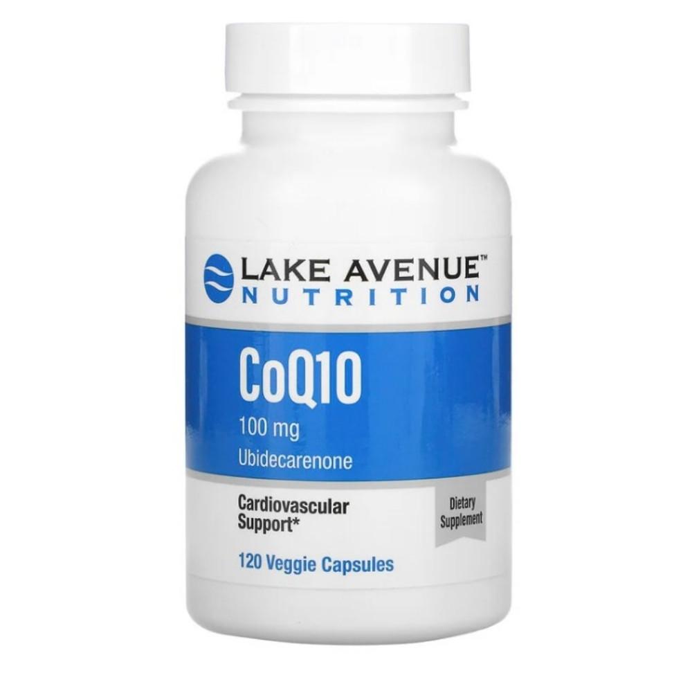 LAN 레이크에비뉴뉴트리션 코큐텐 코엔자임 100mg 120정 CoQ10 아이허브코큐텐