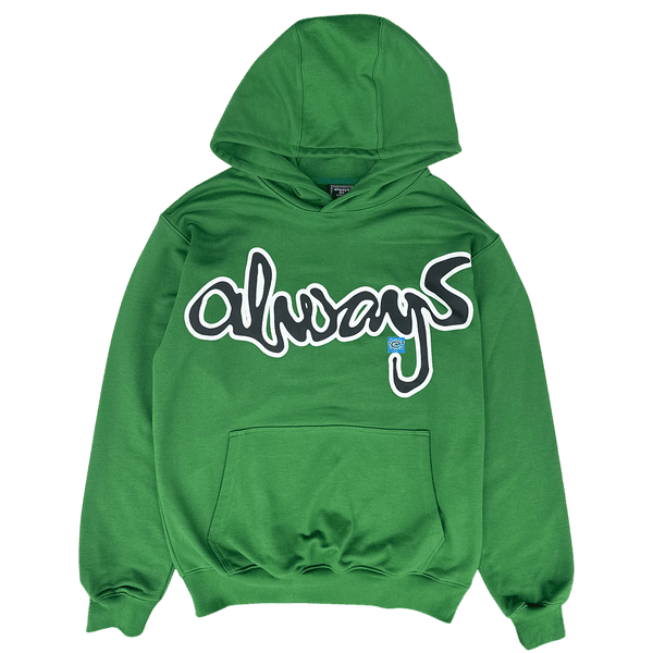 snapper rocks hoodie - forest green