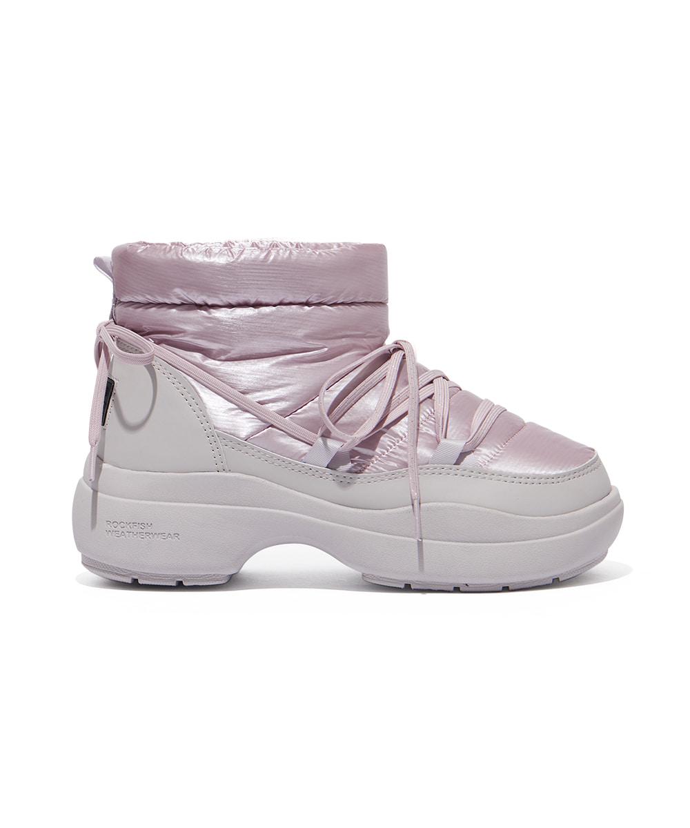 SNOW PADDED BOOTS SHORT  - LAVENDER