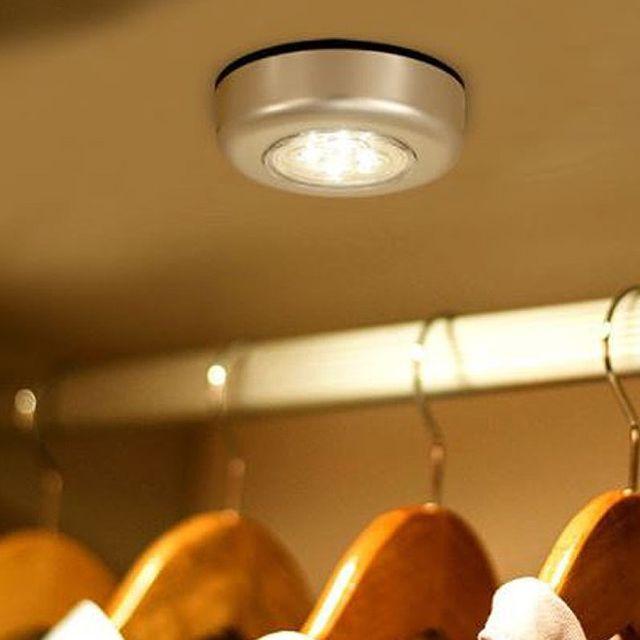 [원터치기능]무선 LED 3구 터치등 수면 무드등 라이트