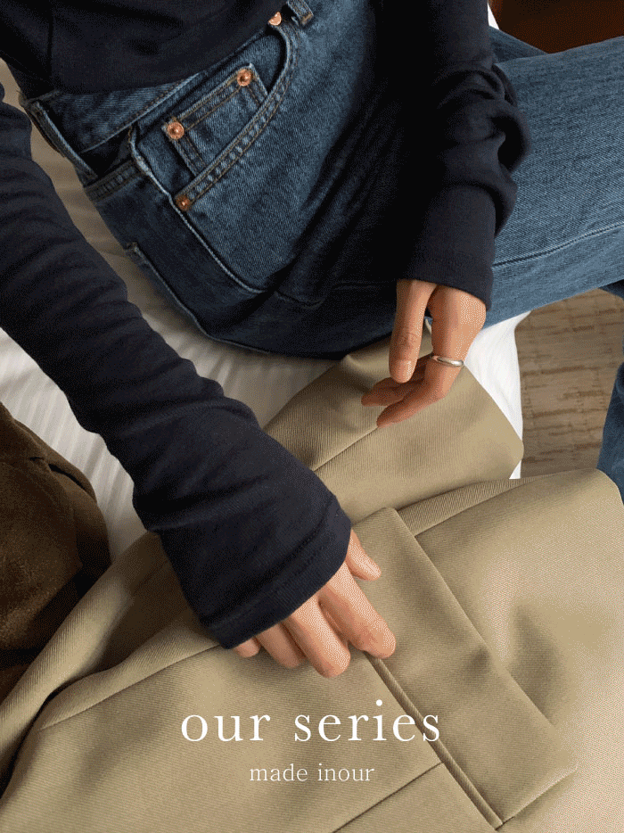 인아워 [our series] 롱 슬리브 텐셀 티셔츠 (8color)_당일발송