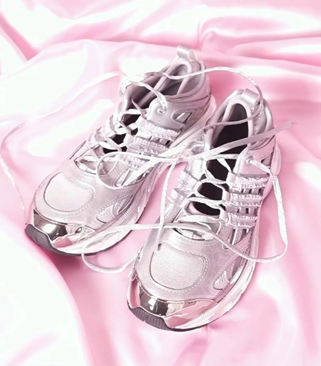 [국내미출시] [발레코어] 아디스타 Adidas 포즈 실버 베일 실버메탈릭 스니커즈 JP7374