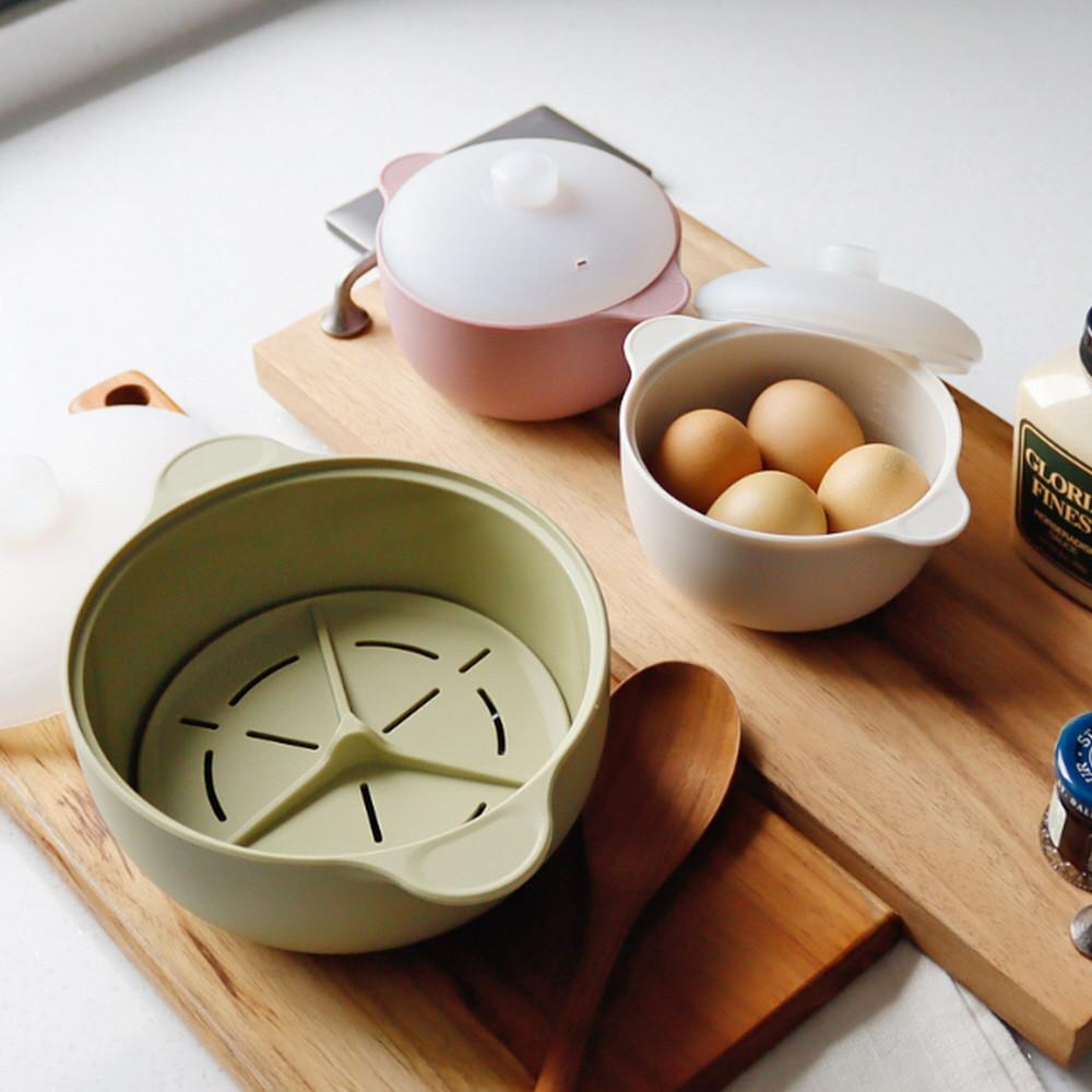 국산 실리콘 냄비 찜기전자레인지 용기 계란찜기 Z